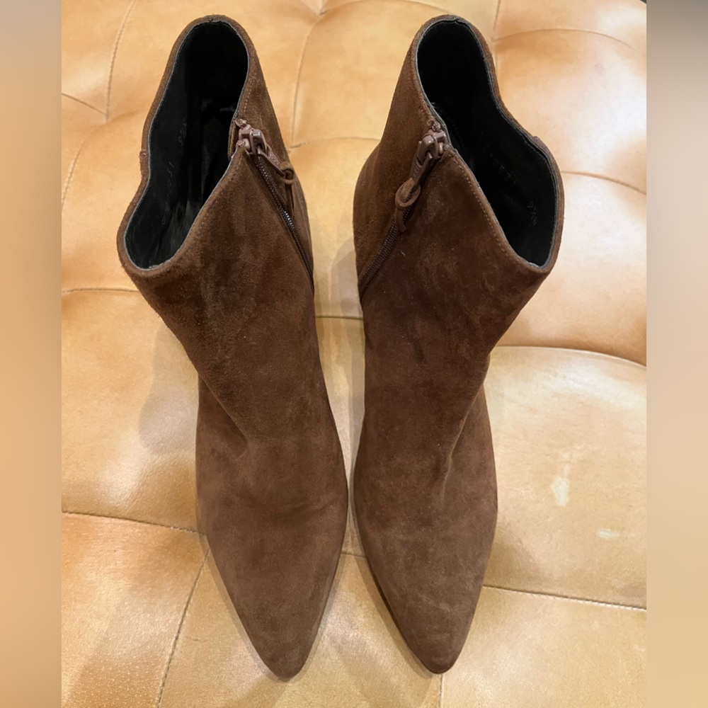 Stuart Weitzman Brown Suede Ankle Boots - Brand New, No Tags, No Box